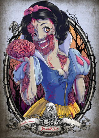 Illustration for article titled These zombie Disney Princesses are downright childhood-ruining